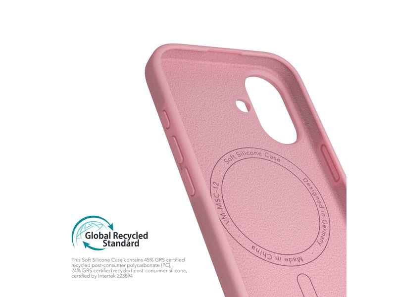 Vonmählen Back Cover Soft Silicone iPhone 16 Plus Cherry Blossom