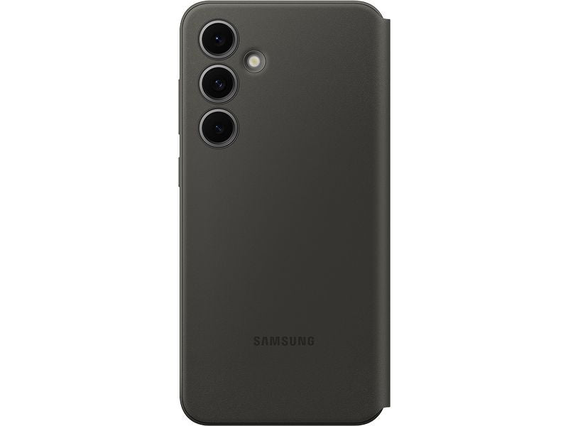 Samsung Back Cover Smart View Wallet Galaxy S24 FE Schwarz