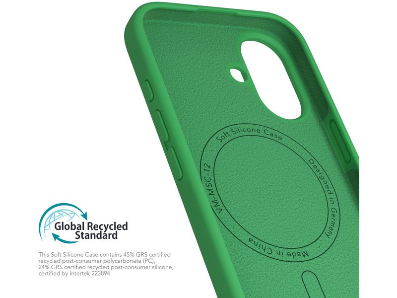 Vonmählen Back Cover Soft Silicone iPhone 16 Plus Green Haven