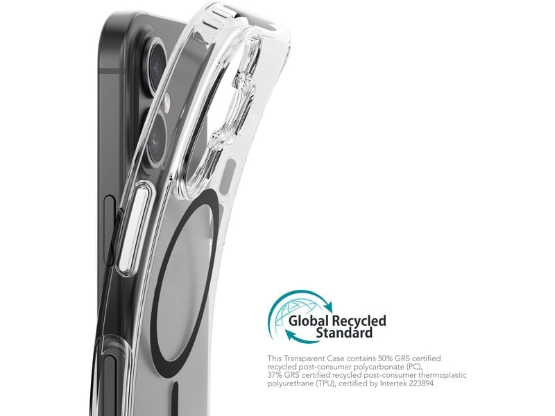 Vonmählen Back Cover Transparent  iPhone 16 Plus Black