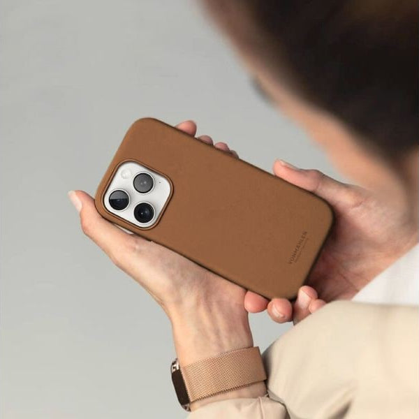 Vonmählen Back Cover Like Leather iPhone 16 Pro Braun