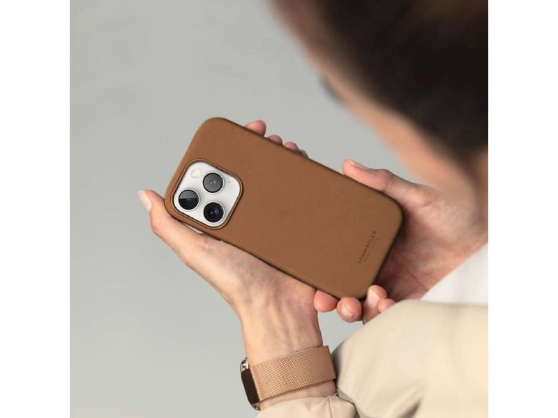 Vonmählen Back Cover Like Leather iPhone 16 Pro Braun