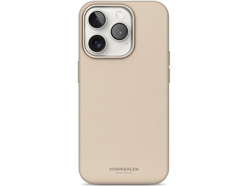 Vonmählen Back Cover Like Leather iPhone 16 Pro Beige