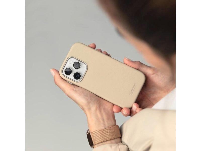 Vonmählen Back Cover Like Leather iPhone 16 Pro Beige