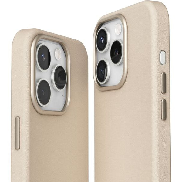 Vonmählen Back Cover Like Leather iPhone 16 Pro Beige