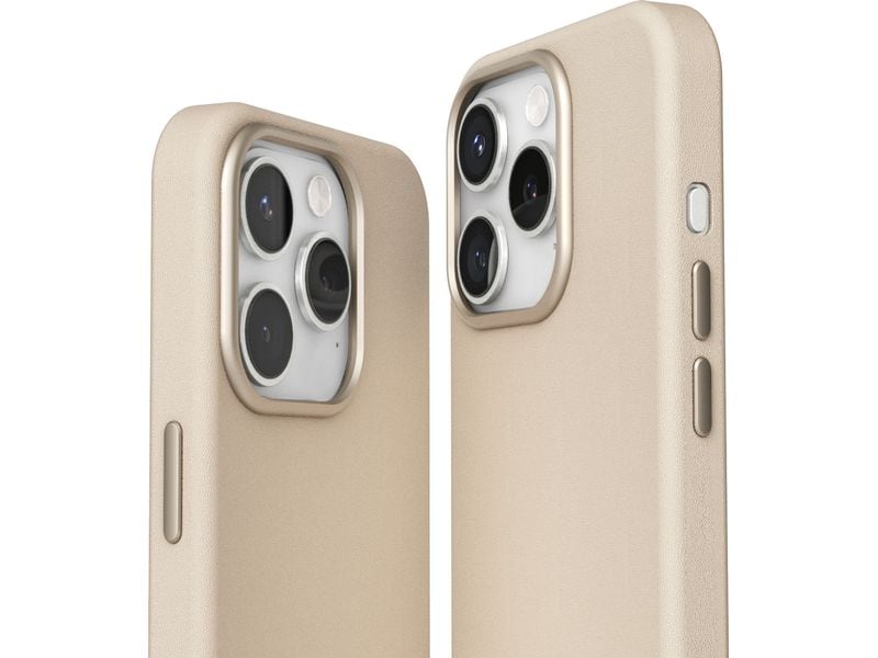 Vonmählen Back Cover Like Leather iPhone 16 Pro Beige