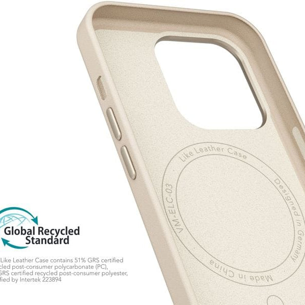 Vonmählen Back Cover Like Leather iPhone 16 Pro Beige