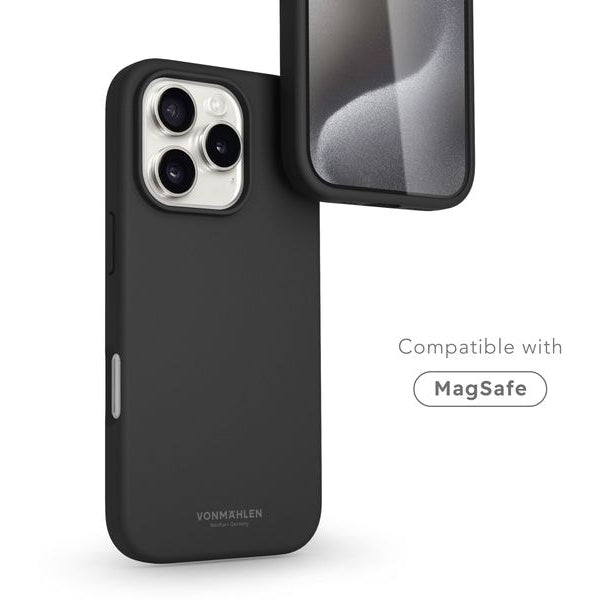 Vonmählen Back Cover Soft Silicone iPhone 16 Pro Black