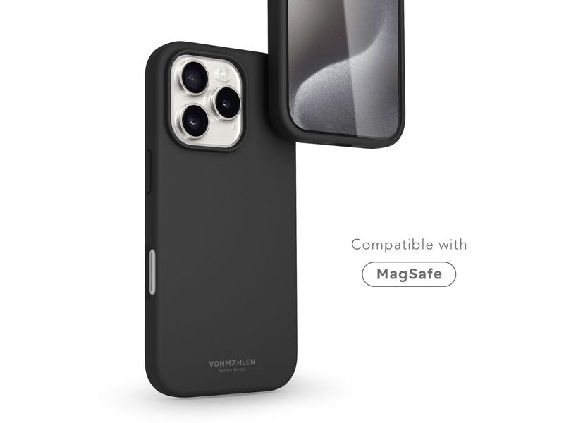 Vonmählen Back Cover Soft Silicone iPhone 16 Pro Black