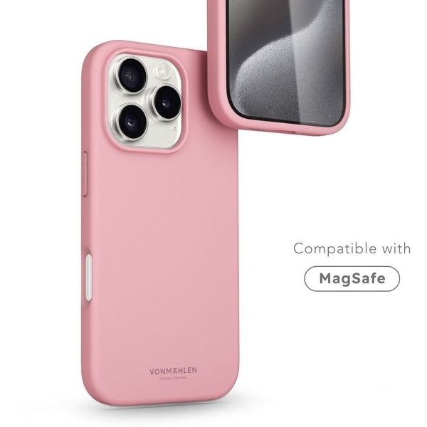 Vonmählen Back Cover Soft Silicone iPhone 16 Pro Max Cherry Blossom