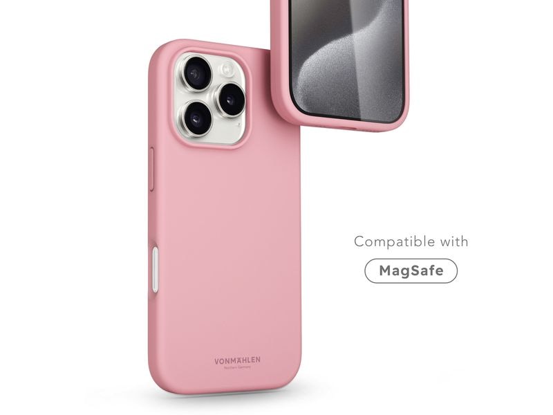 Vonmählen Back Cover Soft Silicone iPhone 16 Pro Cherry Blossom