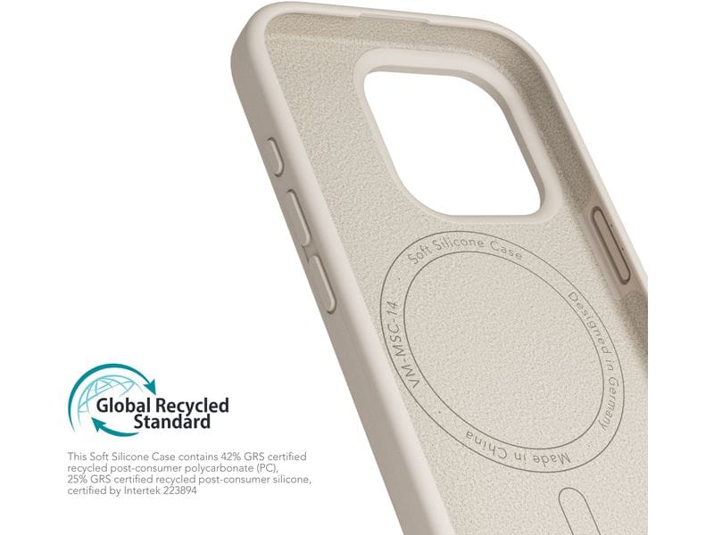 Vonmählen Back Cover Soft Silicone iPhone 16 Pro Cream