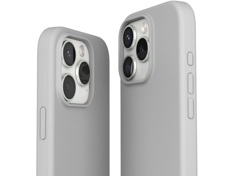 Vonmählen Back Cover Soft Silicone iPhone 16 Pro Light Gray