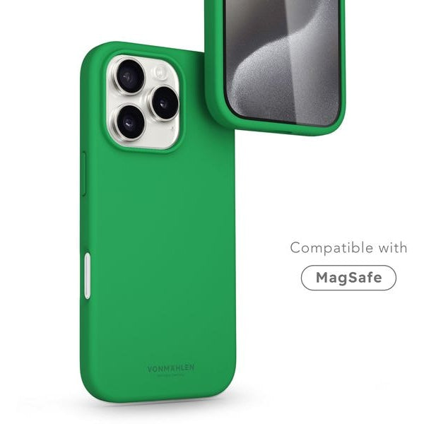 Vonmählen Back Cover Soft Silicone iPhone 16 Pro Green Haven
