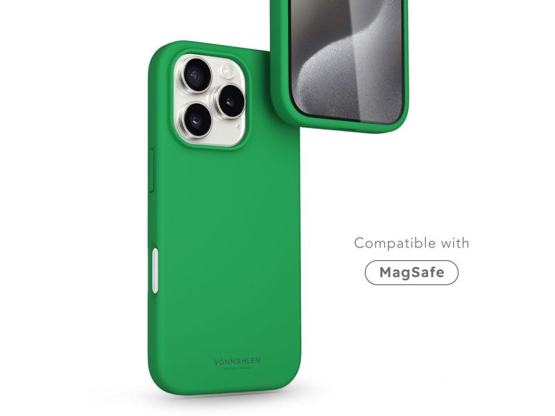 Vonmählen Back Cover Soft Silicone iPhone 16 Pro Green Haven