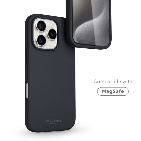 Vonmählen Back Cover Soft Silicone iPhone 16 Pro Navy