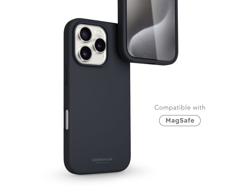 Vonmählen Back Cover Soft Silicone iPhone 16 Pro Max Navy