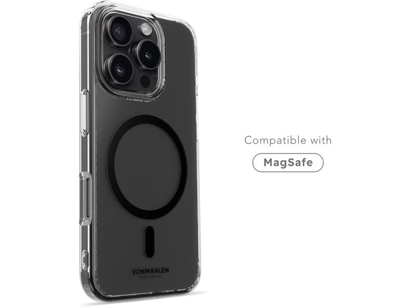 Vonmählen Back Cover Transparent  iPhone 16 Pro Black