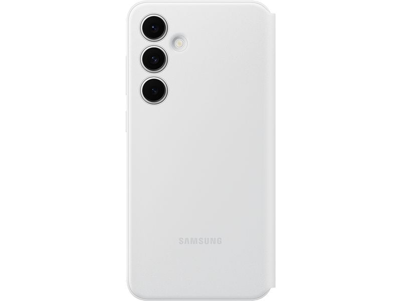 Samsung Back Cover Smart View Wallet Galaxy S24 FE Weiss