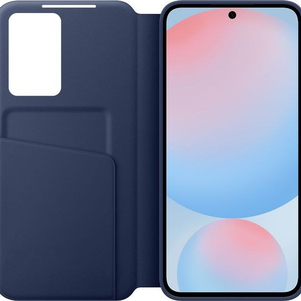 Samsung Back Cover Smart View Wallet Galaxy S24 FE Blau