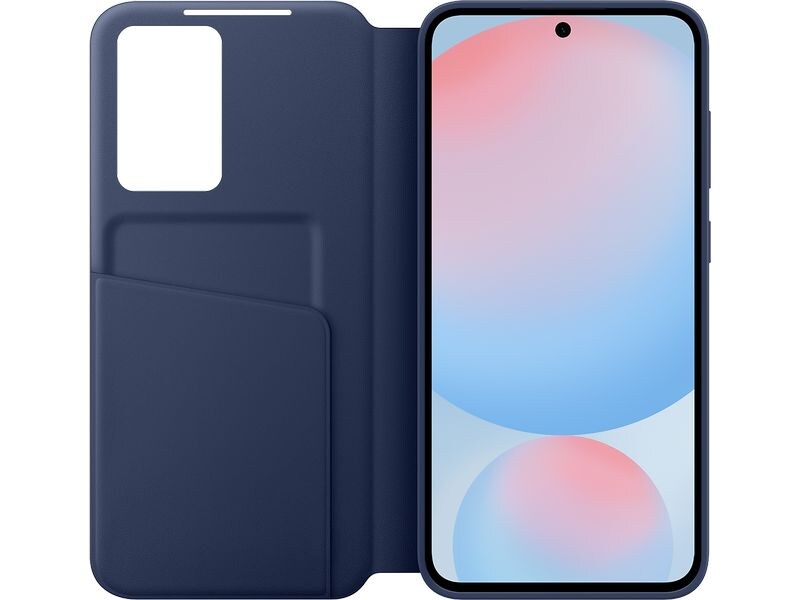 Samsung Back Cover Smart View Wallet Galaxy S24 FE Blau