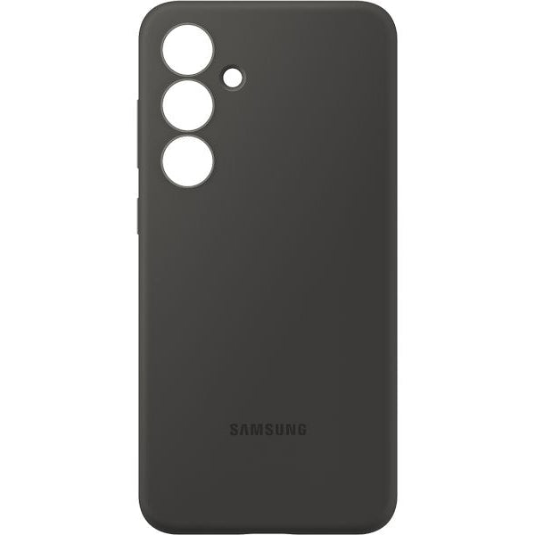 Samsung Back Cover Silicone Case Galaxy S24 FE Schwarz
