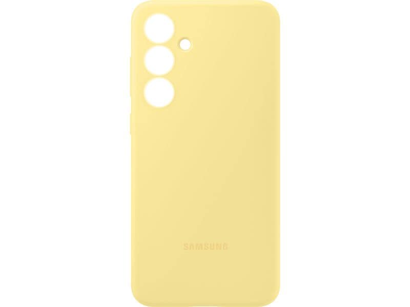 Samsung Back Cover Silicone Case Galaxy S24 FE Gelb