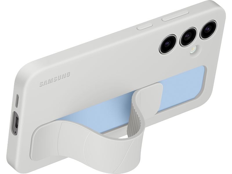 Samsung Back Cover Standing Grip Case Galaxy S24 FE Grey