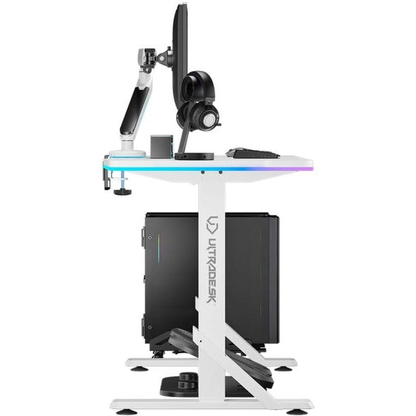 Ultradesk Gaming Tisch Iron Weiss