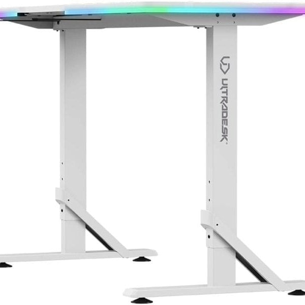 Ultradesk Gaming Tisch Iron Weiss