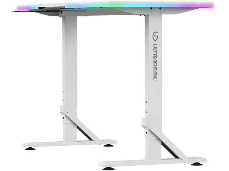 Ultradesk Gaming Tisch Iron Weiss