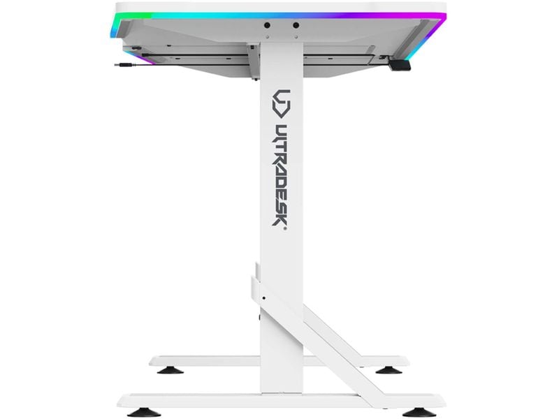 Ultradesk Gaming Tisch Iron Weiss