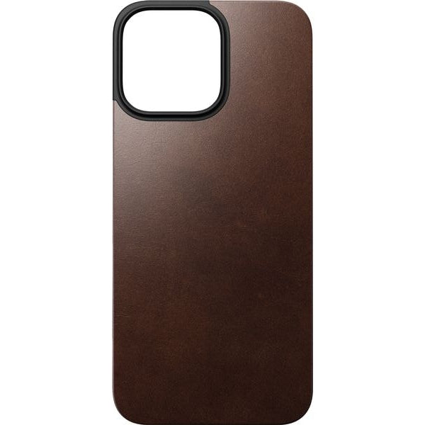 Nomad Back Cover Magnetic Leather iPhone 16 Pro Max Rostbraun