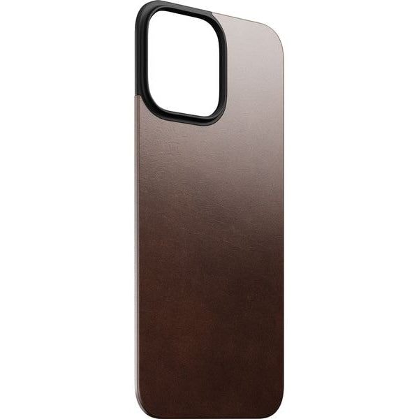 Nomad Back Cover Magnetic Leather iPhone 16 Pro Max Rostbraun