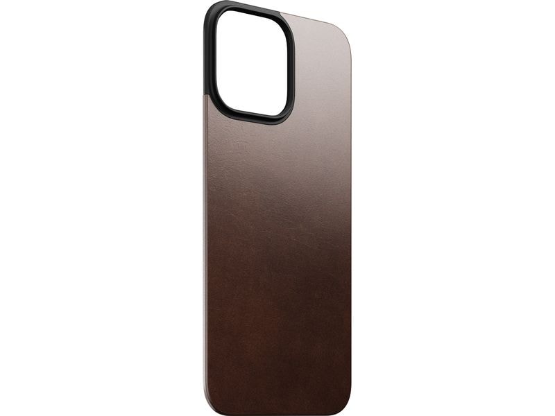 Nomad Back Cover Magnetic Leather iPhone 16 Pro Max Rostbraun