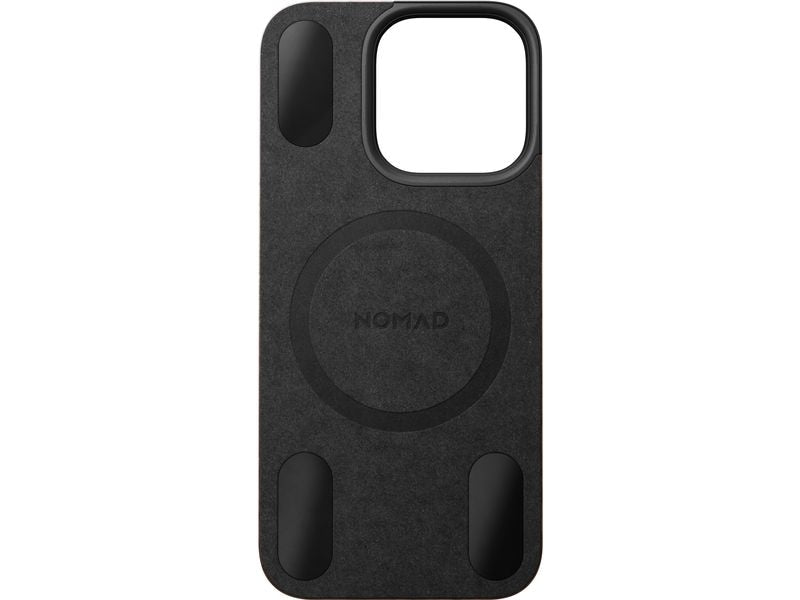 Nomad Back Cover Magnetic Leather iPhone 16 Pro Rostbraun