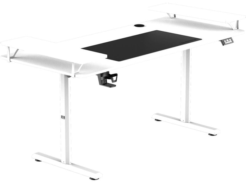Ultradesk Gaming Tisch Higlander XXL Weiss