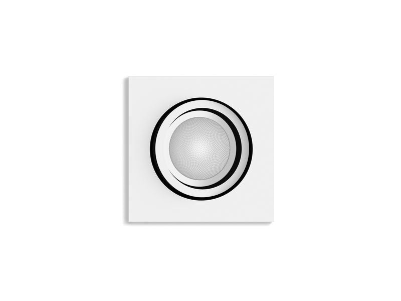 Philips Hue White & Color Ambiance Centura Einbauspot Eckig Weiss