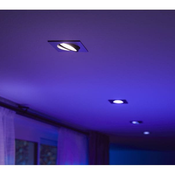 Philips Hue White & Color Ambiance Centura Einbauspot Eckig Aluminium