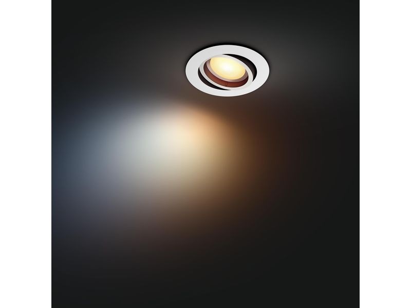 Philips Hue White Ambiance Milliskin Einbauspot Rund Weiss