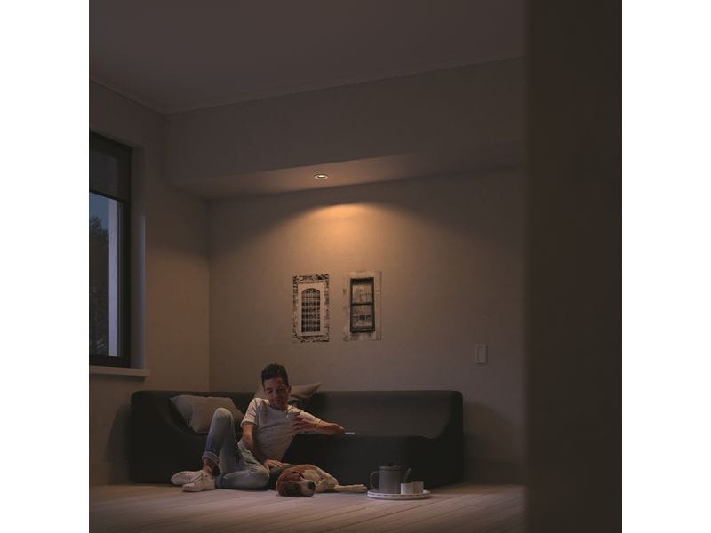 Philips Hue White Ambiance Milliskin Einbauspot Rund Weiss