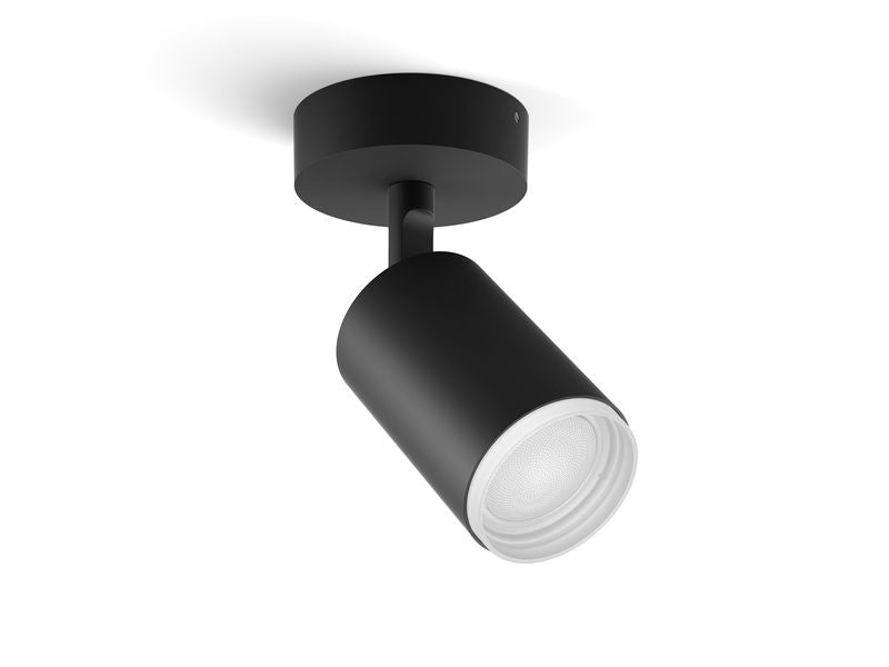 Philips Hue White & Color Ambiance Fugato 1er-Spot Schwarz