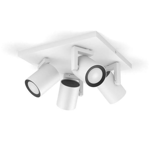 Philips Hue White & Color Ambiance Argenta 4er-Spot Weiss