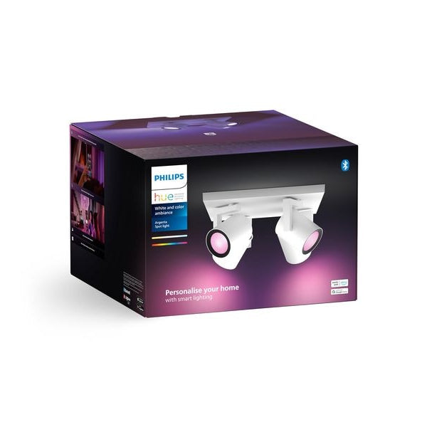 Philips Hue White & Color Ambiance Argenta 4er-Spot Weiss