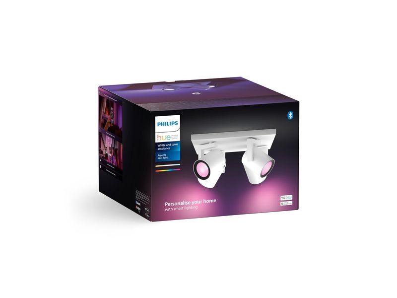 Philips Hue White & Color Ambiance Argenta 4er-Spot Weiss