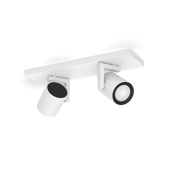 Philips Hue White & Color Ambiance Argenta 2er-Spot Weiss