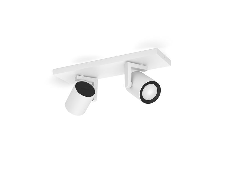 Philips Hue White & Color Ambiance Argenta 2er-Spot Weiss