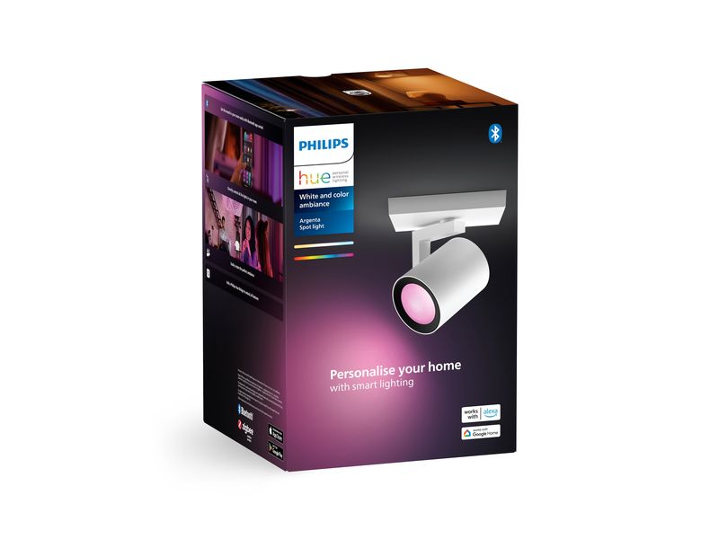 Philips Hue White & Color Ambiance Argenta Spot Weiss