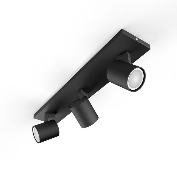 Philips Hue White Ambiance Runner 3er-Spot Schwarz