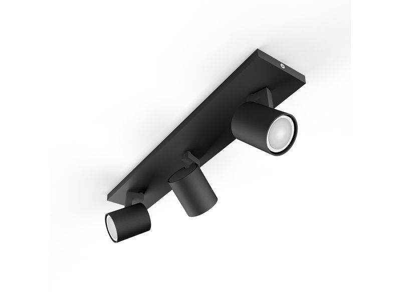 Philips Hue White Ambiance Runner 3er-Spot Schwarz